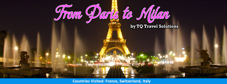 Paris To Milan, Filipino group tour package
